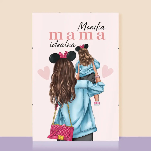 Kreator Postaci: Idealna Mama - Personalizowany Plakat