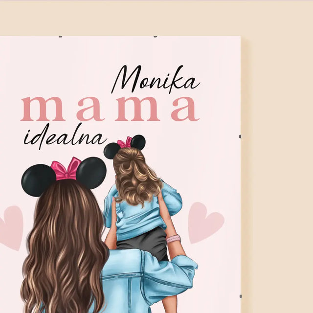 Kreator Postaci: Idealna Mama - Personalizowany Plakat