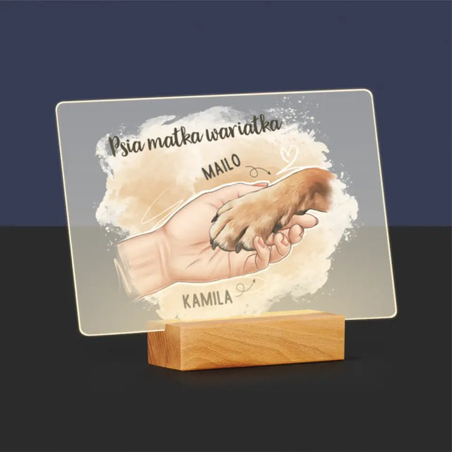 Kreator Postaci: Psia Matka - Wydruk Na Szkle Akrylowym - poziom