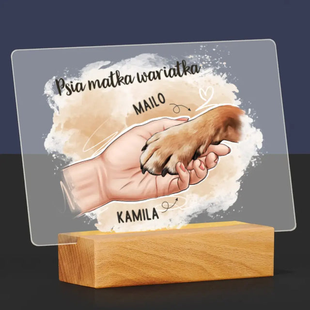 Kreator Postaci: Psia Matka - Wydruk Na Szkle Akrylowym - poziom