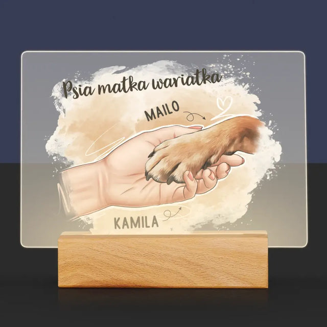 Kreator Postaci: Psia Matka - Wydruk Na Szkle Akrylowym - poziom