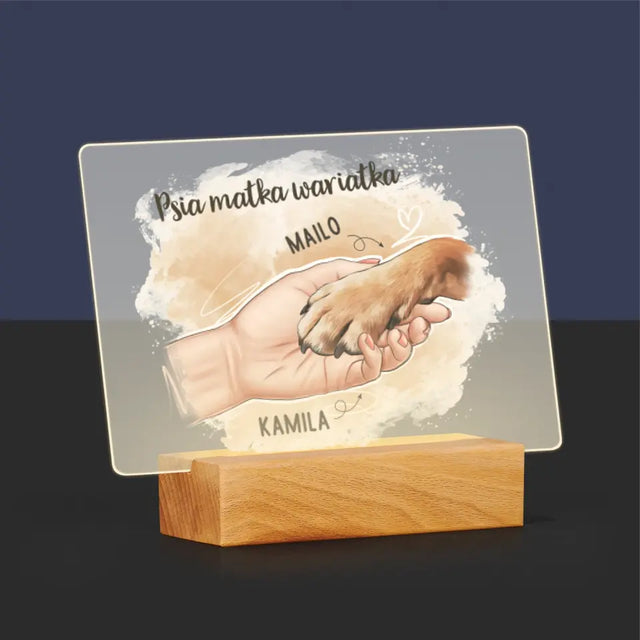 Kreator Postaci: Psia Matka - Wydruk Na Szkle Akrylowym - poziom