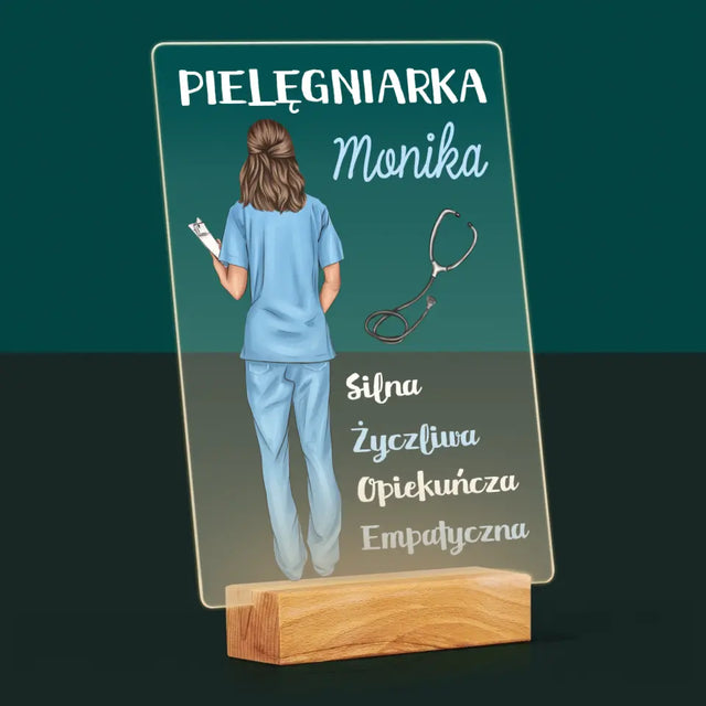 Kreator Postaci: Cechy Pielęgniarki - Wydruk Na Szkle Akrylowym