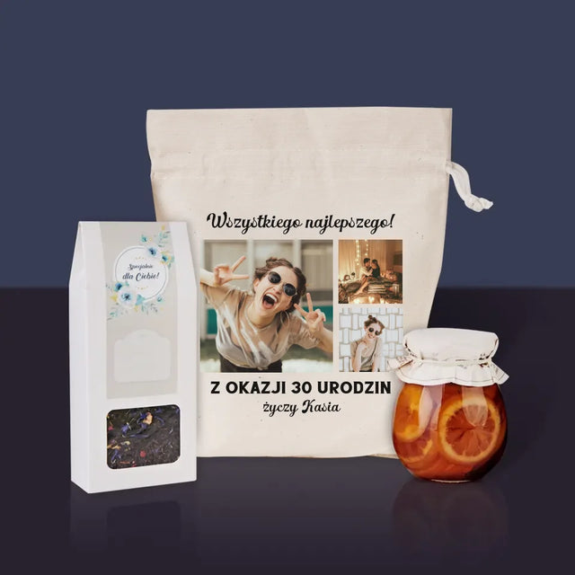 Fotokolaż: Urodzinowy - Herbata w Woreczku