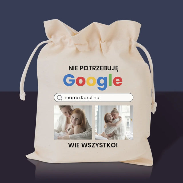 Fotokolaż: Nie Potrzebuję Google - Herbata w Woreczku