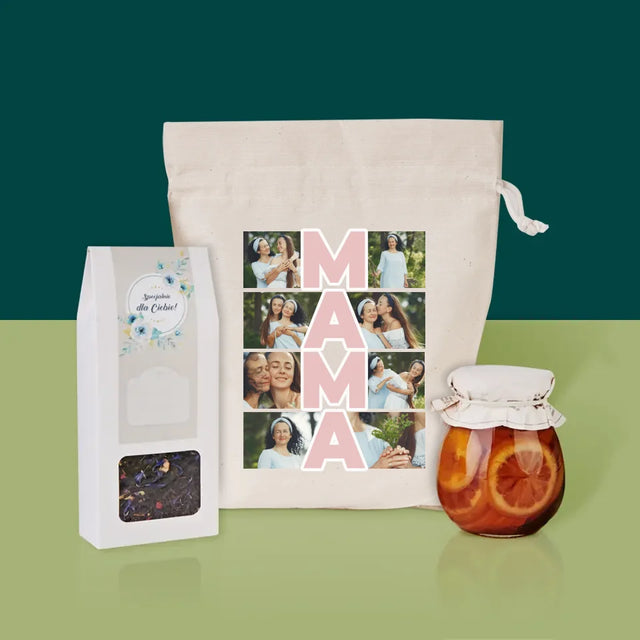 Fotokolaż: Mama - Herbata w Woreczku