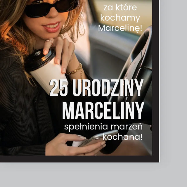 Okładka Magazynu: Szczęśliwa 25 - Wydruk Obramowany