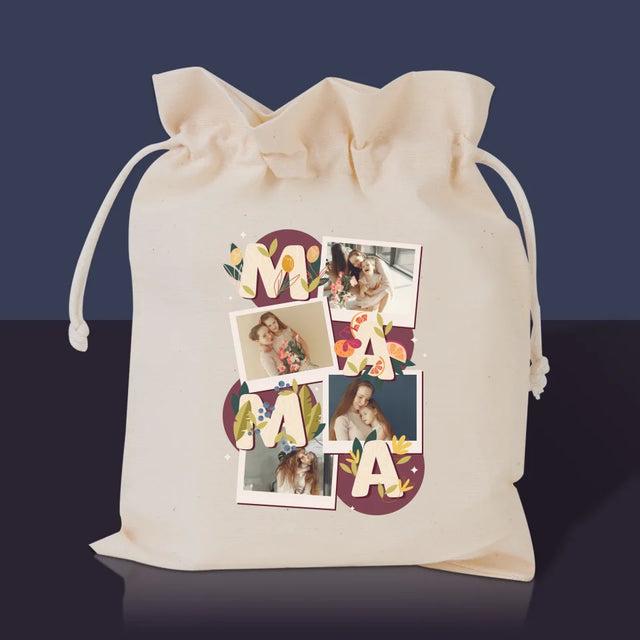 Fotokolaż: Literki Mama - Herbata w Woreczku