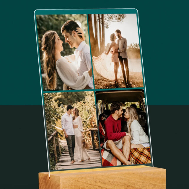 Fotokolaż: 4 Zdjęcia - Wydruk Na Szkle Akrylowym