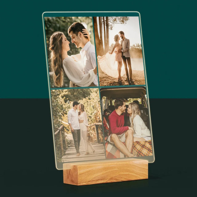 Fotokolaż: 4 Zdjęcia - Wydruk Na Szkle Akrylowym