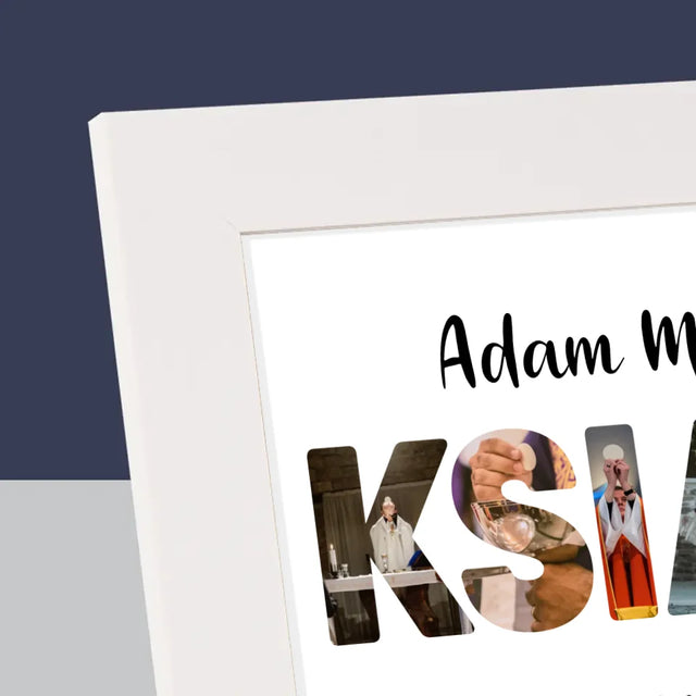 Słowo Ze Zdjęć: Ksiądz z Powołania - Ramka Na Zdjęcie