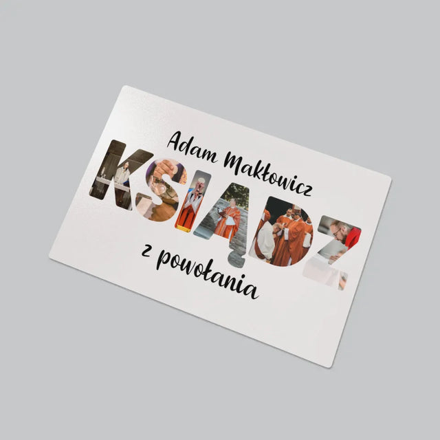 Słowo Ze Zdjęć: Ksiądz z Powołania - Podkładka Na Biurko