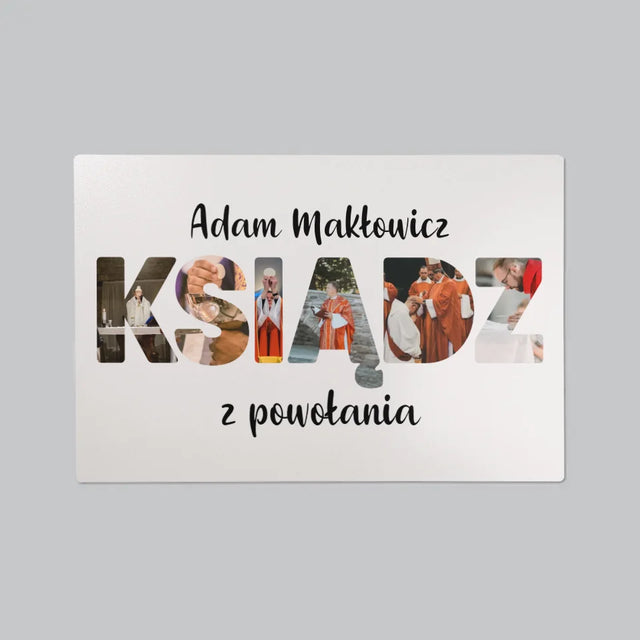 Słowo Ze Zdjęć: Ksiądz z Powołania - Podkładka Na Biurko