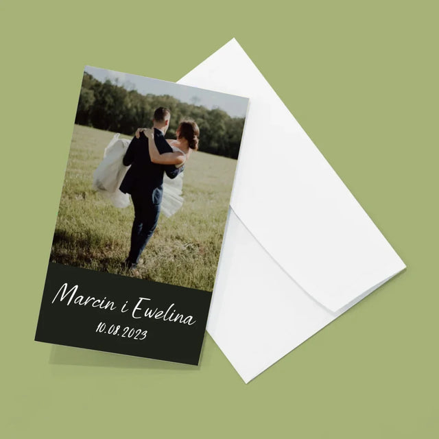 Zdjęcie i Podpis: Zdjęcie Ślubne - Duża Harmonijka Ze Zdjęć