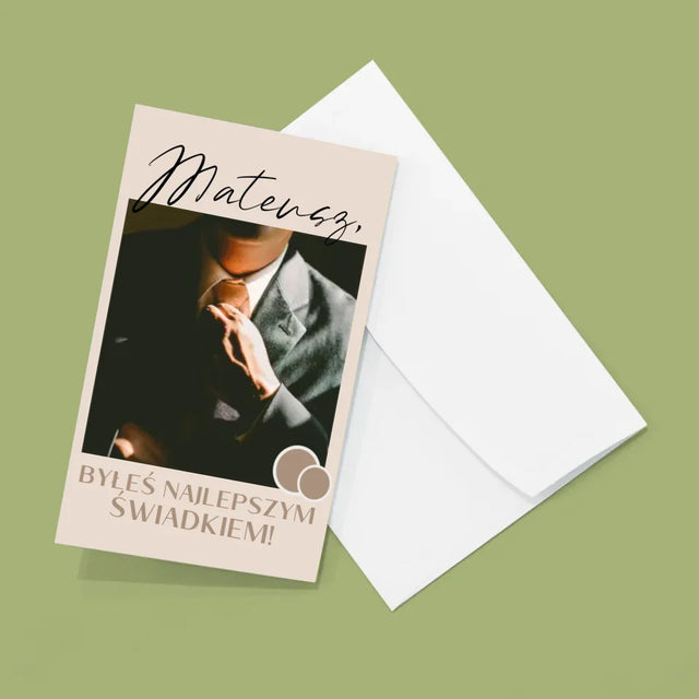 Fotokolaż: Dziękuję Dla Świadka - Duża Harmonijka Ze Zdjęć