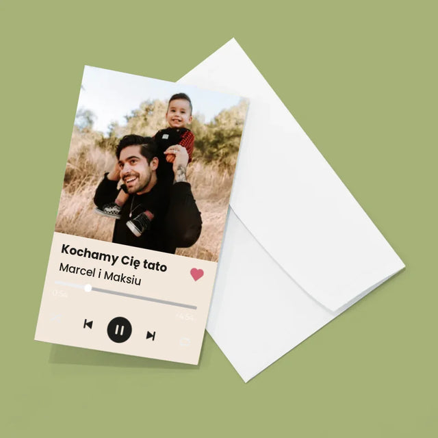 Zdjęcie i Podpis: Najwspanialszy Tata Na Świecie - Duża Harmonijka Ze Zdjęć