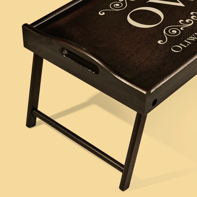 Monogram: Inicjały Imiona - Taca Śniadaniowa