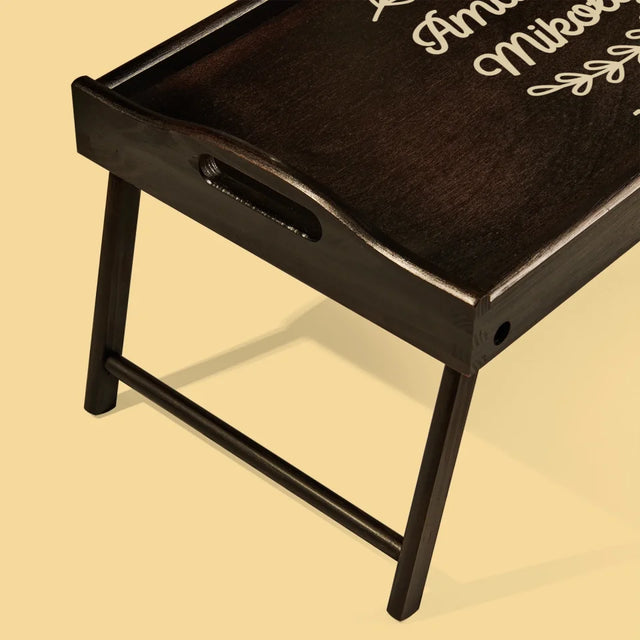 Monogram: Imiona Listki - Taca Śniadaniowa