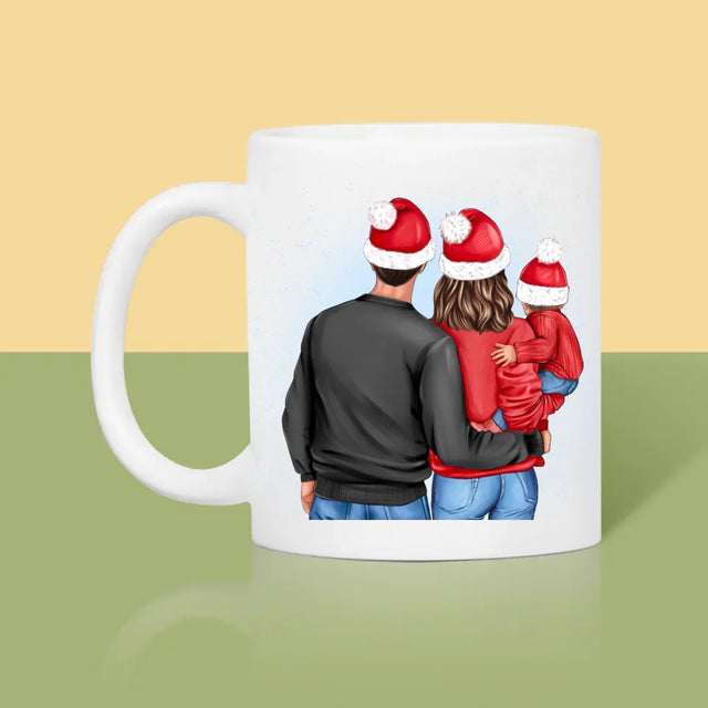 Kreator Postaci: Świąteczna Rodzina - Kubek z Nadrukiem