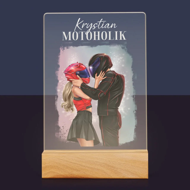 Kreator Postaci: Motoholik - Wydruk Na Szkle Akrylowym