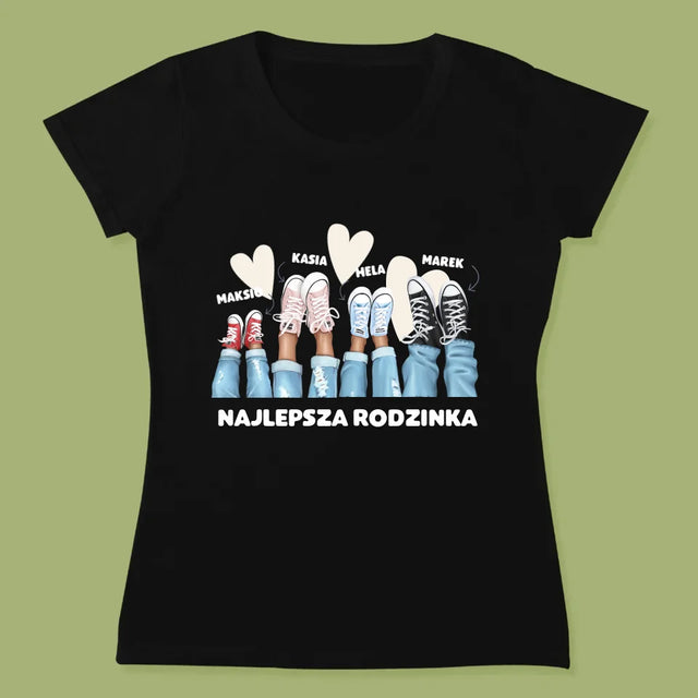 Kreator Postaci: Rodzinka Trampki - Koszulka Damska