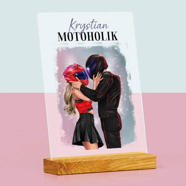 Kreator Postaci: Motoholik - Wydruk Na Szkle Akrylowym