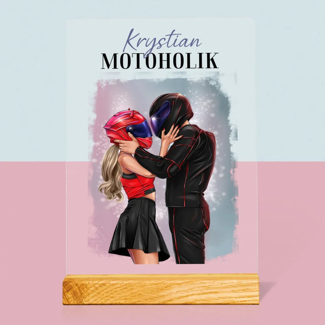 Kreator Postaci: Motoholik - Wydruk Na Szkle Akrylowym