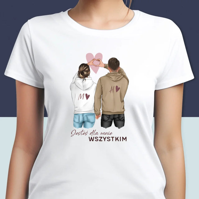 Kreator Postaci: Para Serce - Koszulka Damska