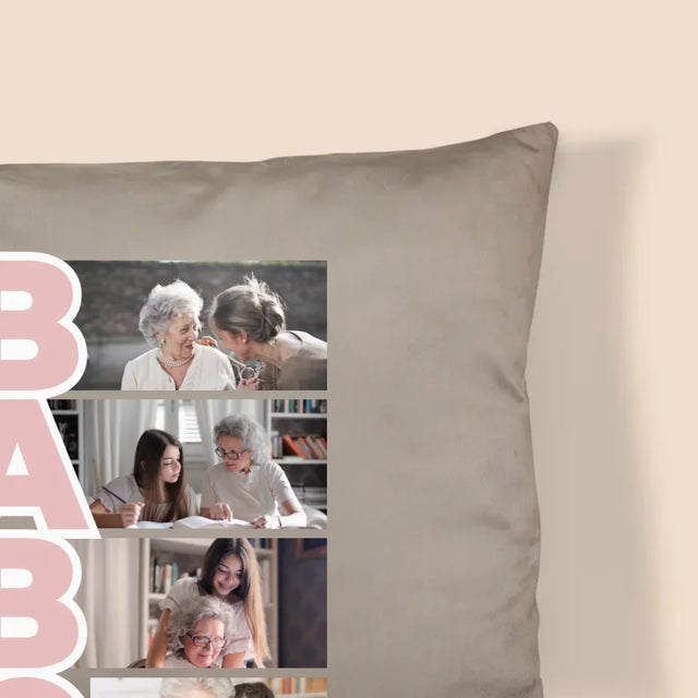 Fotokolaż: Babcia - Poduszka