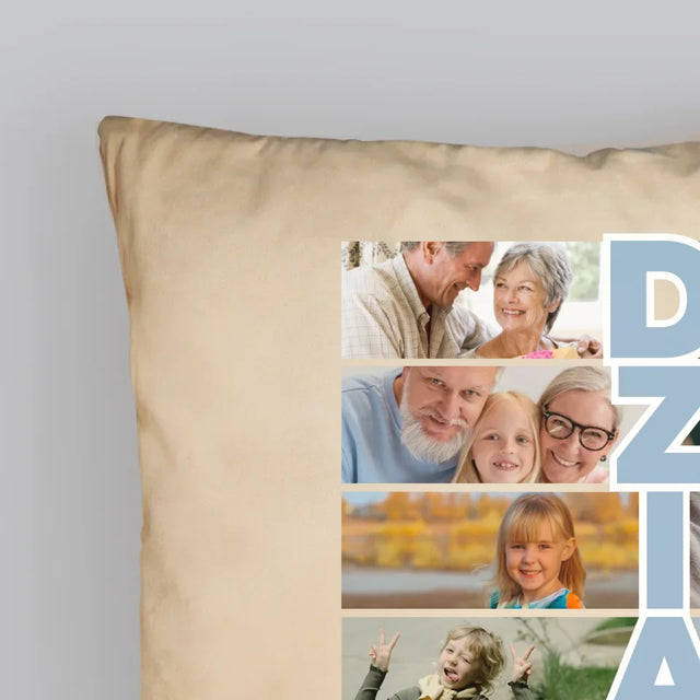 Fotokolaż: Dziadek - Poduszka