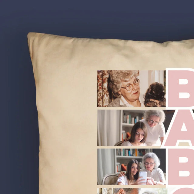 Fotokolaż: Babcia - Poduszka