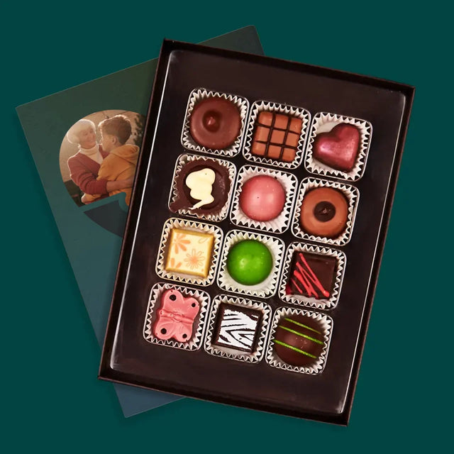 Fotokolaż: Puzzle Serce Dla Babci - Personalizowane Praliny