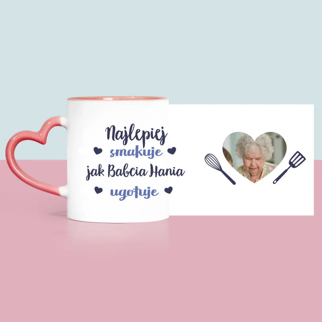 Zdjęcie i Podpis: Najlepiej Smakuje - Kubek z Nadrukiem