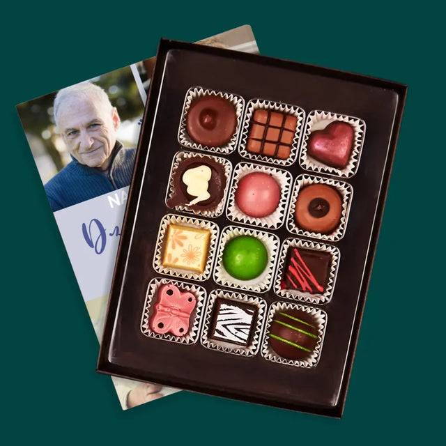 Fotokolaż: Pierwszy Dzień Dziadka - Personalizowane Praliny