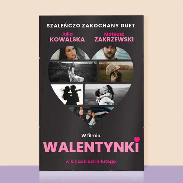 Fotokolaż: Walentynki Plakat Filmowy - Plakat