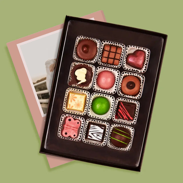 Zdjęcie i Podpis: Twoja Piosenka z Kodem - Praliny Personalizowane