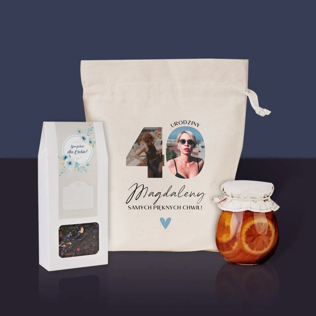 Słowo Ze Zdjęć: 40 Urodziny Piękne Chwile - Herbata W Woreczku