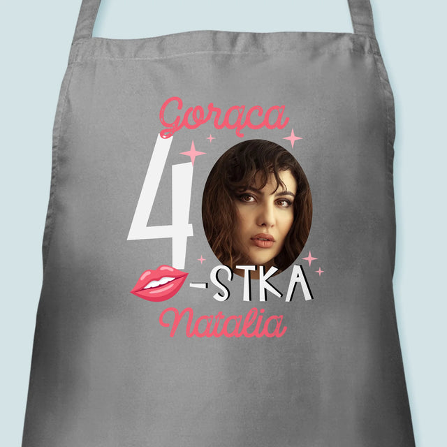 Zdjęcie I Podpis: Gorąca 40-Stka - Fartuch z Nadrukiem