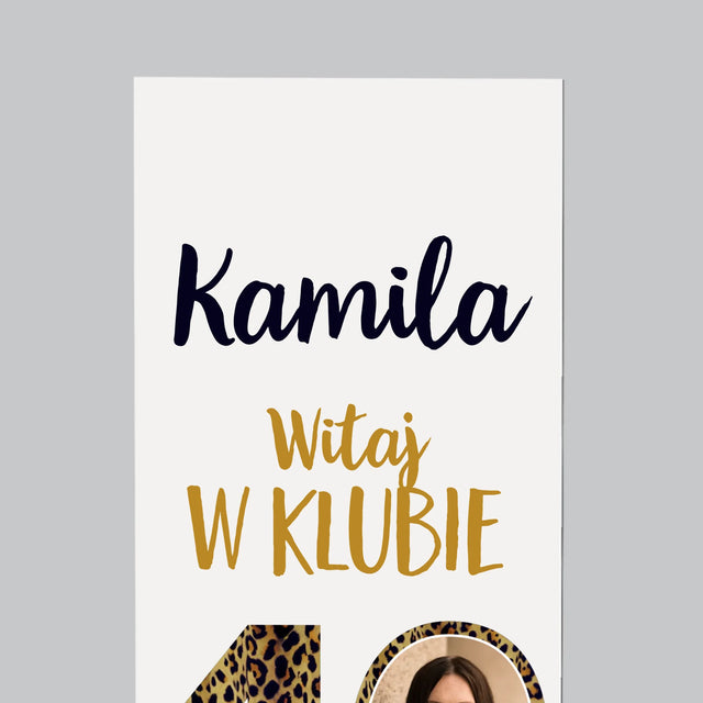 Zdjęcie I Podpis: Witaj W Klubie 40 - Magnes Na Lodówkę