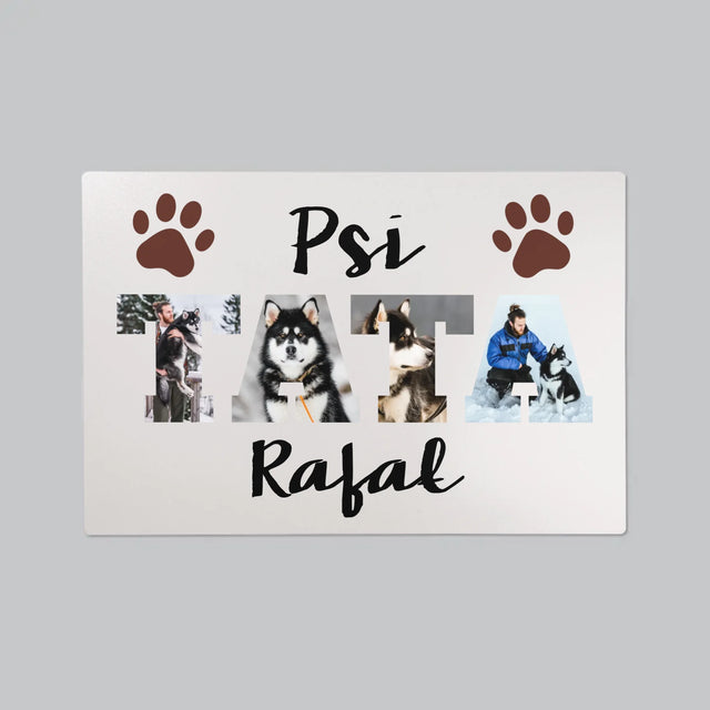 Słowo Ze Zdjęć: Psi Tata - Podkładka Na Biurko