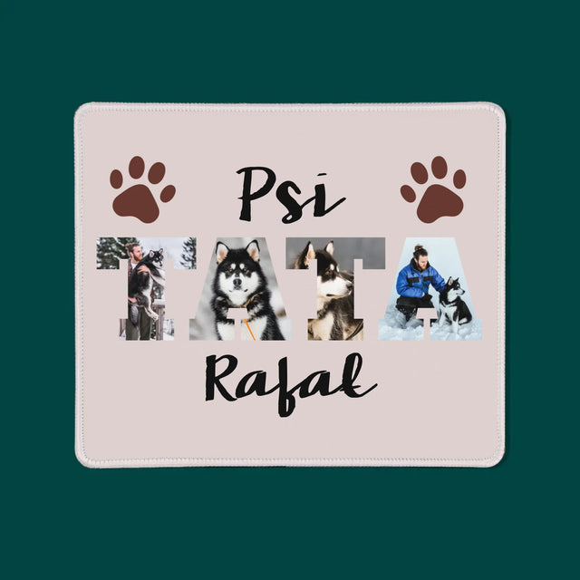 Słowo Ze Zdjęć: Psi Tata - Podkładka Pod Myszkę