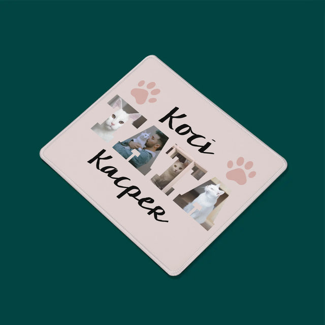 Słowo Ze Zdjęć: Koci Tata - Podkładka Pod Myszkę