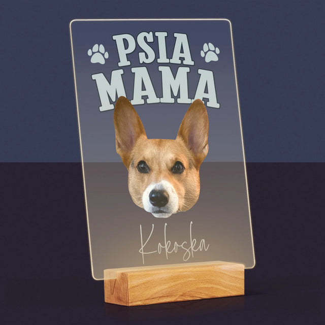 Twoja Postać: Psia Mama - Wydruk Na Szkle Akrylowym