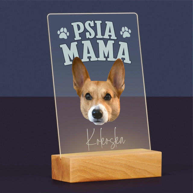 Twoja Postać: Psia Mama - Wydruk Na Szkle Akrylowym