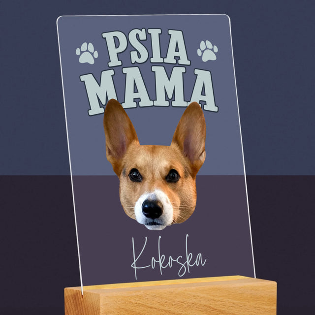 Twoja Postać: Psia Mama - Wydruk Na Szkle Akrylowym
