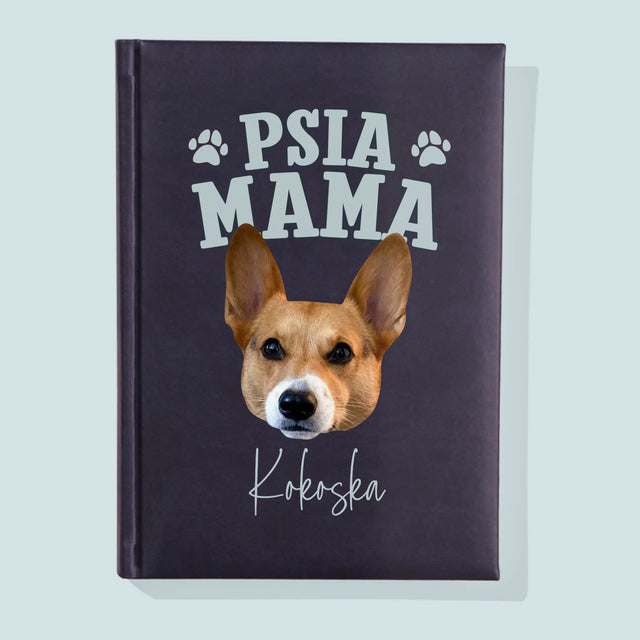 Twoja Postać: Psia Mama - Notes Książkowy z Nadrukiem