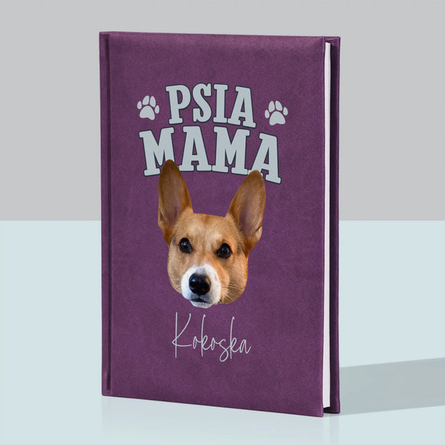 Twoja Postać: Psia Mama - Notes Książkowy z Nadrukiem