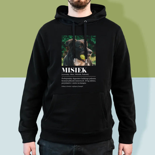 Zdjęcie i Podpis: Pupil Definicja - Bluza Męska z Kapturem