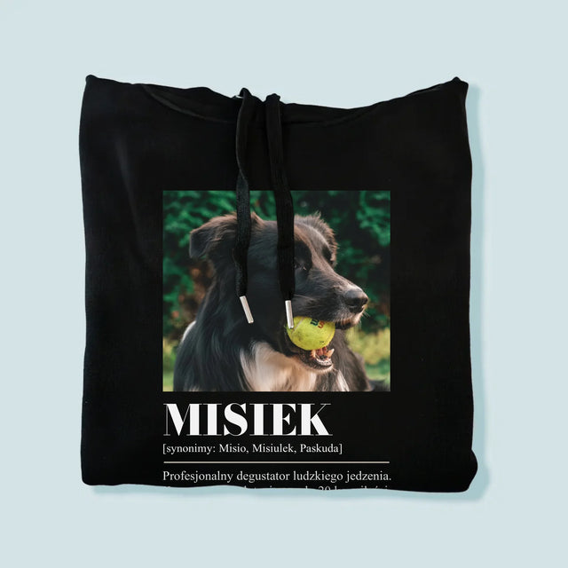 Zdjęcie i Podpis: Pupil Definicja - Bluza Męska z Kapturem