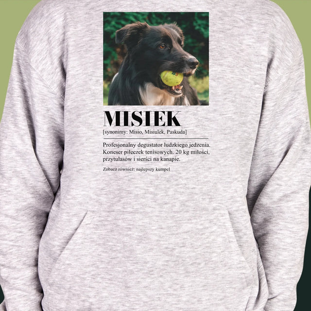 Zdjęcie i Podpis: Pupil Definicja - Bluza Męska z Kapturem